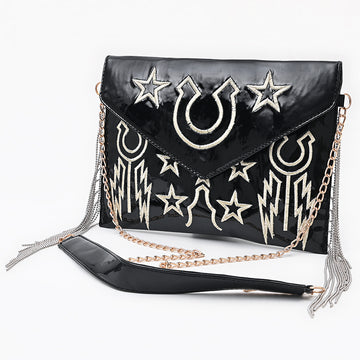 American Darling Envelope Bag Beautifully Embosed Leather women